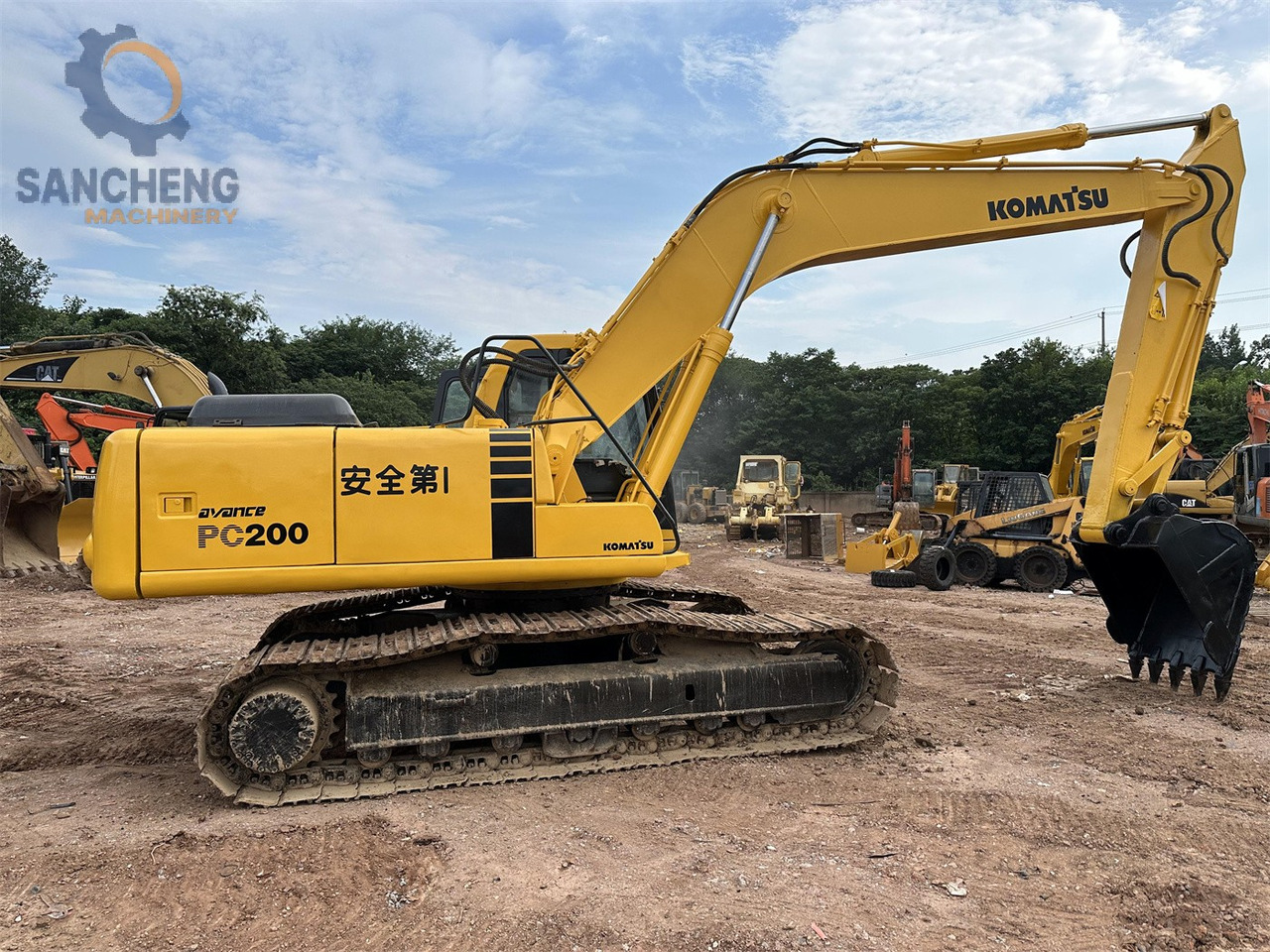 KOMATSU PC200-6 - Bæltegravemaskine: billede 2 KOMATSU PC200-6 - Bæltegravemaskine: billede 2