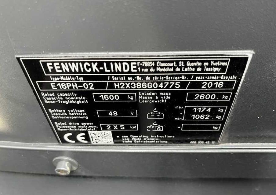 Linde E16PH-02 - El gaffeltruck: billede 5 Linde E16PH-02 - El gaffeltruck: billede 5