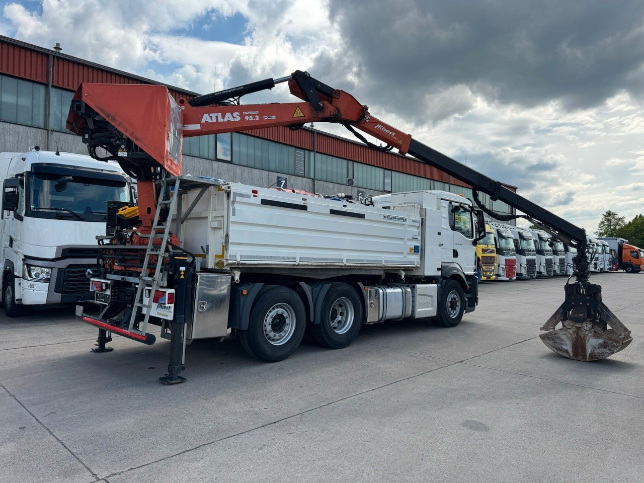 MAN TGS 26.470*ATLAS*MEILLER-KIPPER*DREISEITENKIPPER - Tipvogn lastbil, Lastbil med kran: billede 4 MAN TGS 26.470*ATLAS*MEILLER-KIPPER*DREISEITENKIPPER - Tipvogn lastbil, Lastbil med kran: billede 4
