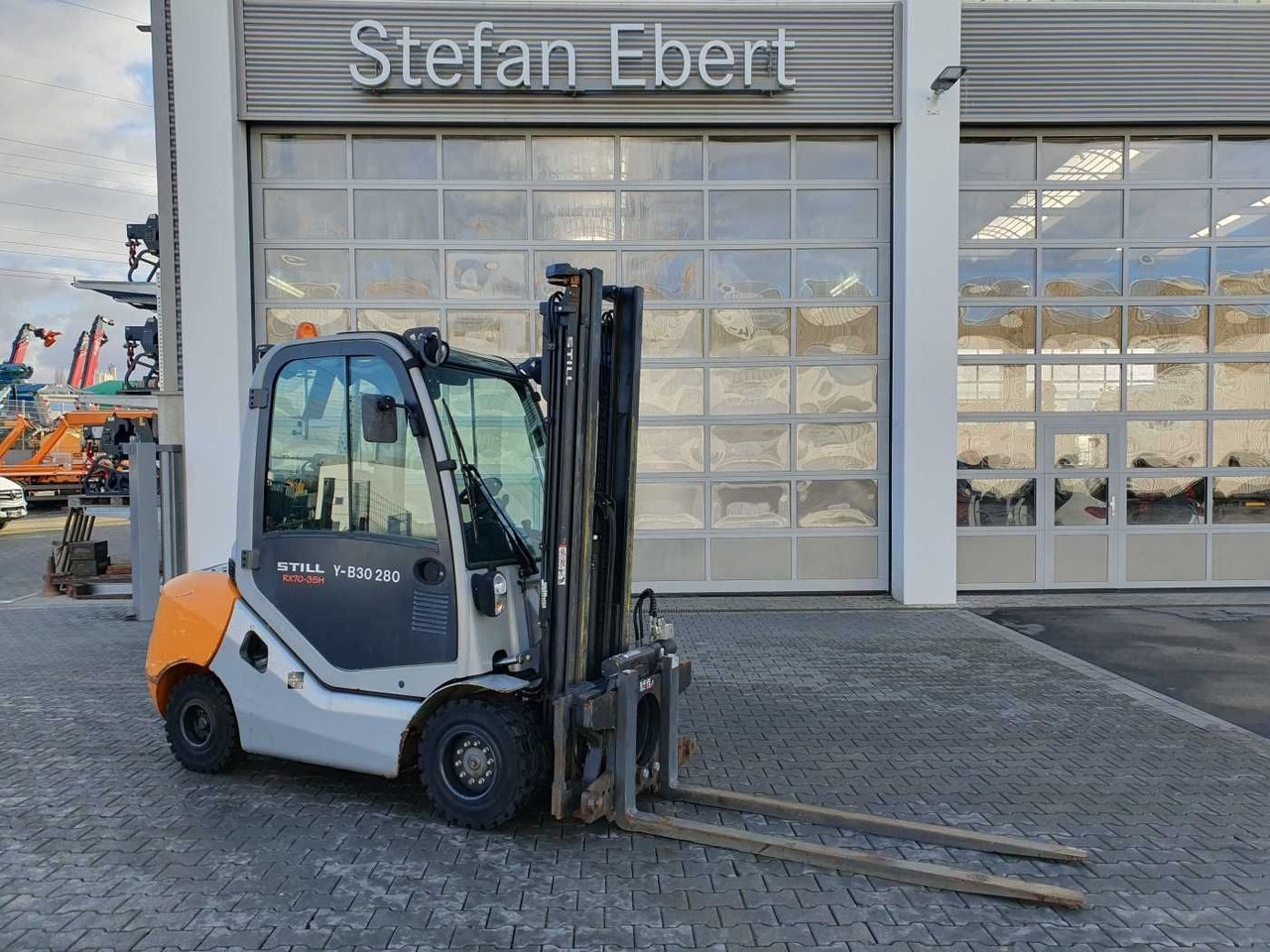 Still RX70-35 / Duplex: 3.50m / nur 1.065h / Drehgerät - Diesel gaffeltruck: billede 1 Still RX70-35 / Duplex: 3.50m / nur 1.065h / Drehgerät - Diesel gaffeltruck: billede 1
