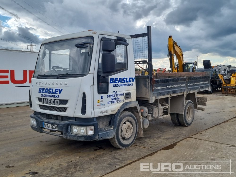 2013 Iveco Euro Cargo 75E16 - Tipvogn lastbil: billede 1 2013 Iveco Euro Cargo 75E16 - Tipvogn lastbil: billede 1