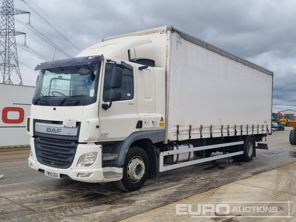 2015 DAF CF250 - Lastbil med presenning: billede 1 2015 DAF CF250 - Lastbil med presenning: billede 1