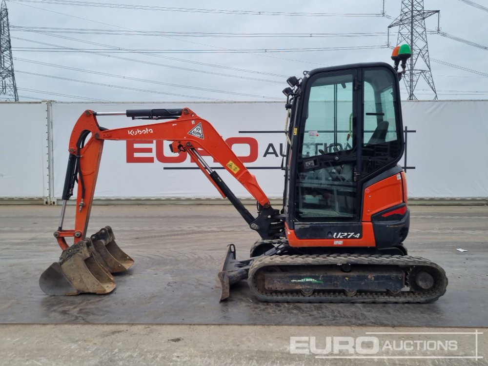 2018 Kubota U27-4 - Minigravemaskine: billede 2 2018 Kubota U27-4 - Minigravemaskine: billede 2