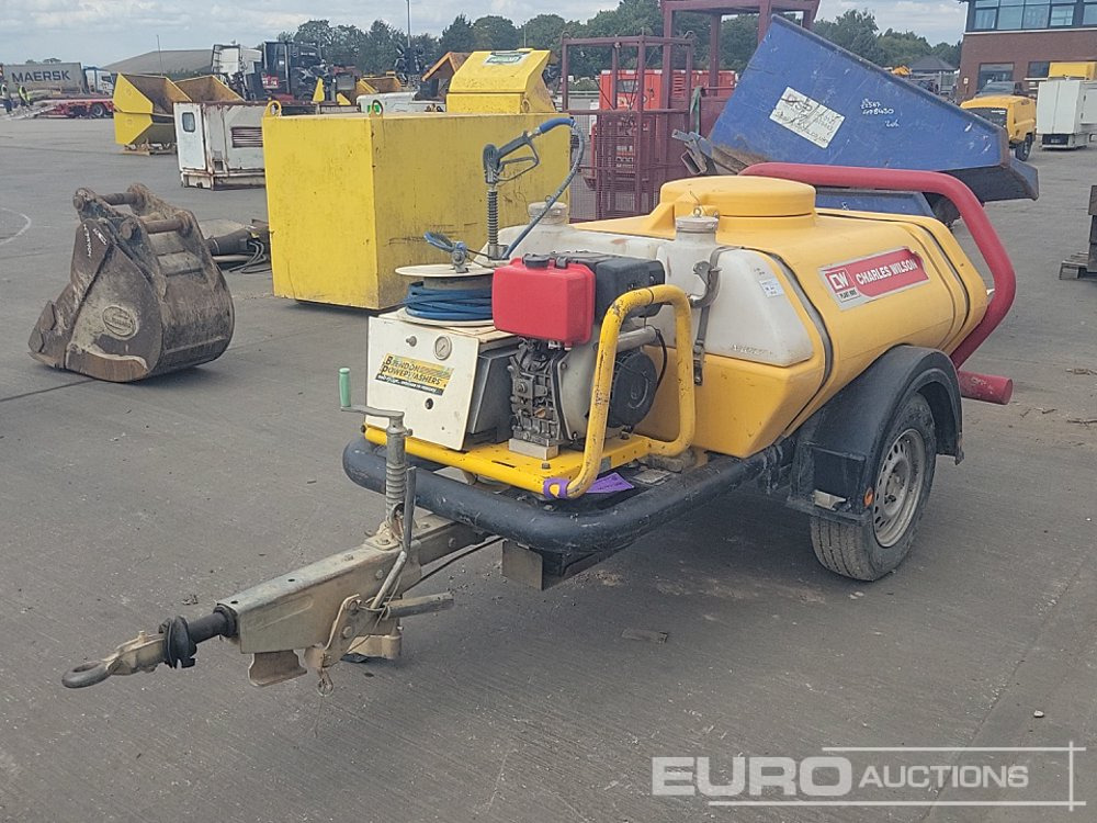Brendon Bowsers Single Axle Plastic Water Bowser, Yanmar Pressure Washer - Højtryksrenser: billede 1 Brendon Bowsers Single Axle Plastic Water Bowser, Yanmar Pressure Washer - Højtryksrenser: billede 1