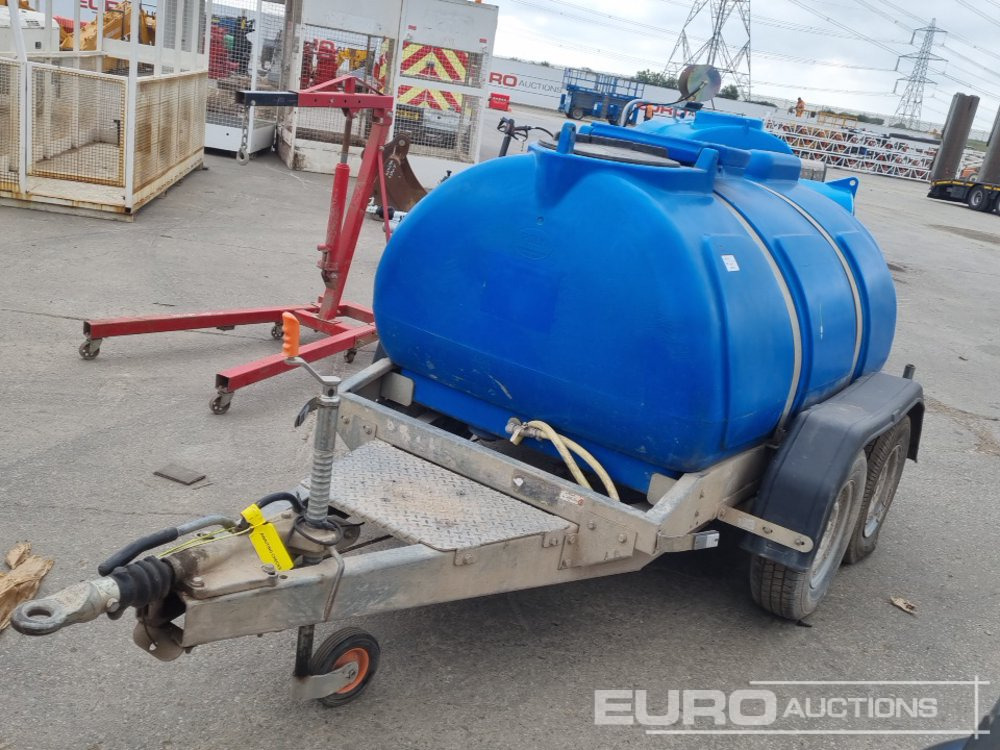 Western Twin Axle Plastic Water Bowser - Lagertank: billede 1 Western Twin Axle Plastic Water Bowser - Lagertank: billede 1