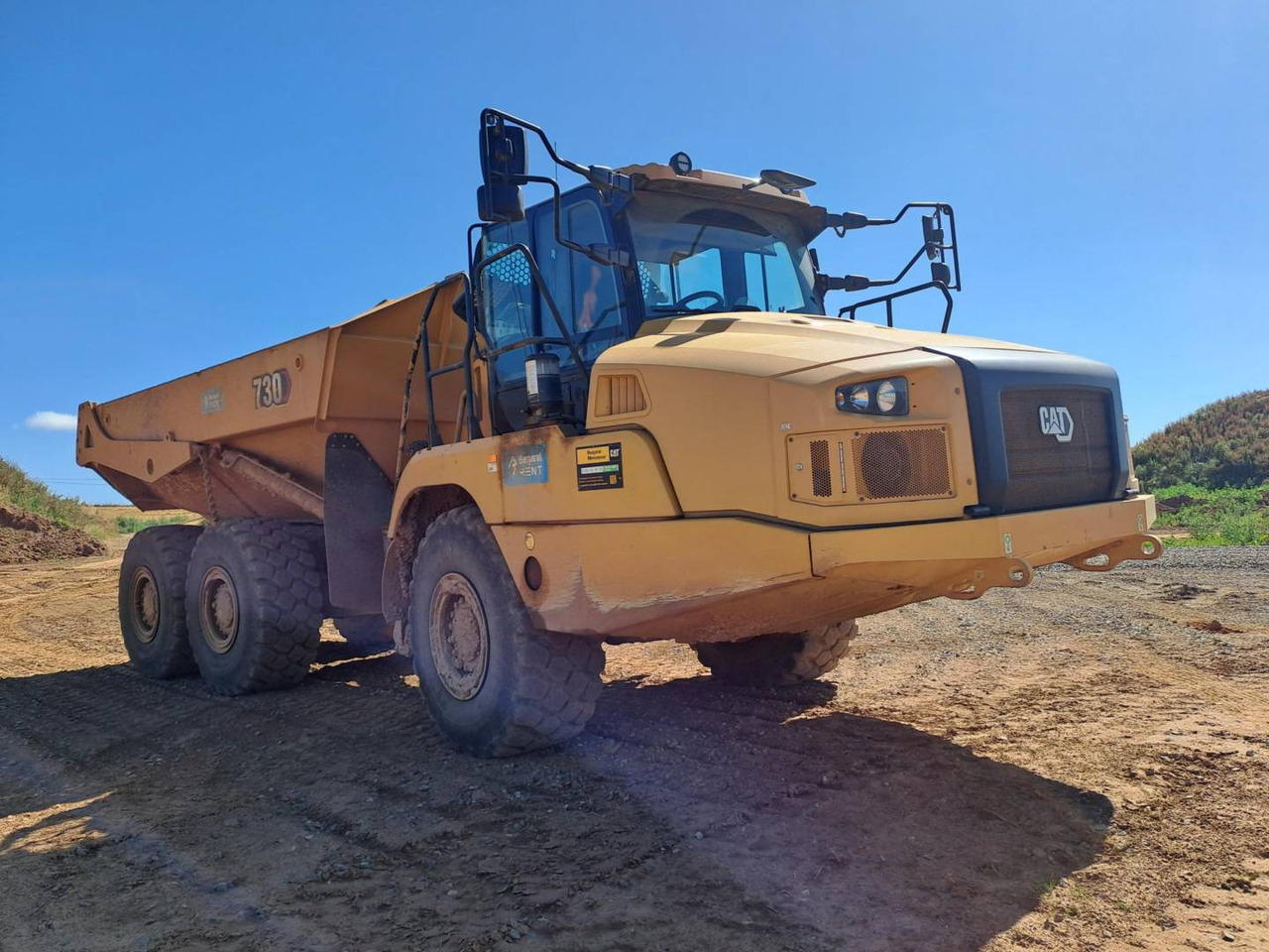 CAT 730 - Knækstyret dumper: billede 2 CAT 730 - Knækstyret dumper: billede 2