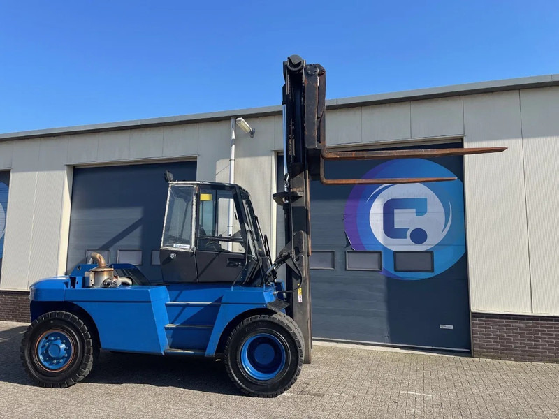 Linde H150 Diesel Heavy Forklift - Year 2002 - Vorkheftruck - 15 Ton's - Gabelstapler - Diesel gaffeltruck: billede 4 Linde H150 Diesel Heavy Forklift - Year 2002 - Vorkheftruck - 15 Ton's - Gabelstapler - Diesel gaffeltruck: billede 4