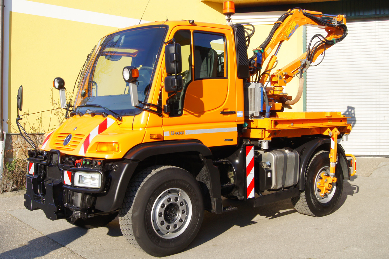 UNIMOG Unimog U 400/Hydrostat/Mähtür +MULAG MHU 800 - Tipvogn lastbil: billede 2 UNIMOG Unimog U 400/Hydrostat/Mähtür +MULAG MHU 800 - Tipvogn lastbil: billede 2
