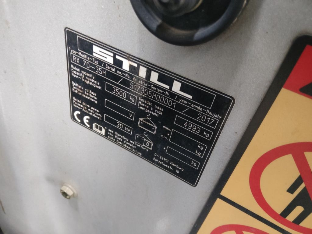 Still RX70-35H - Diesel gaffeltruck: billede 5 Still RX70-35H - Diesel gaffeltruck: billede 5