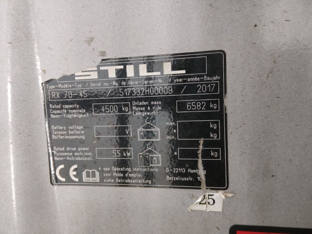 Still RX70-45 - Diesel gaffeltruck: billede 5 Still RX70-45 - Diesel gaffeltruck: billede 5