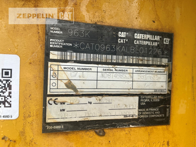 Cat 963K - Larvebåndslæsser: billede 2 Cat 963K - Larvebåndslæsser: billede 2