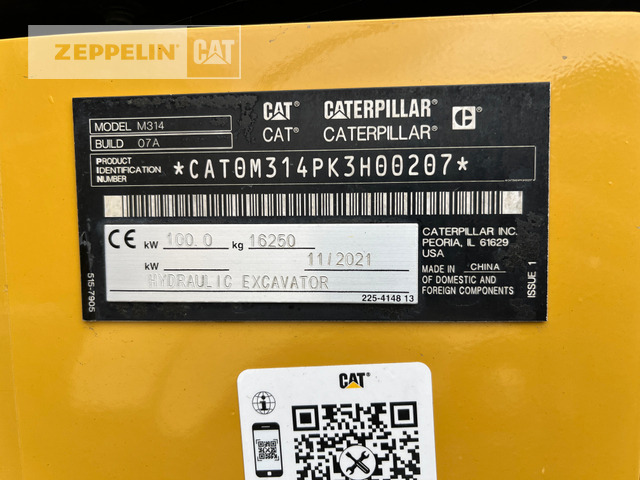 Cat M314-07A - Hjulgravemaskine: billede 2 Cat M314-07A - Hjulgravemaskine: billede 2