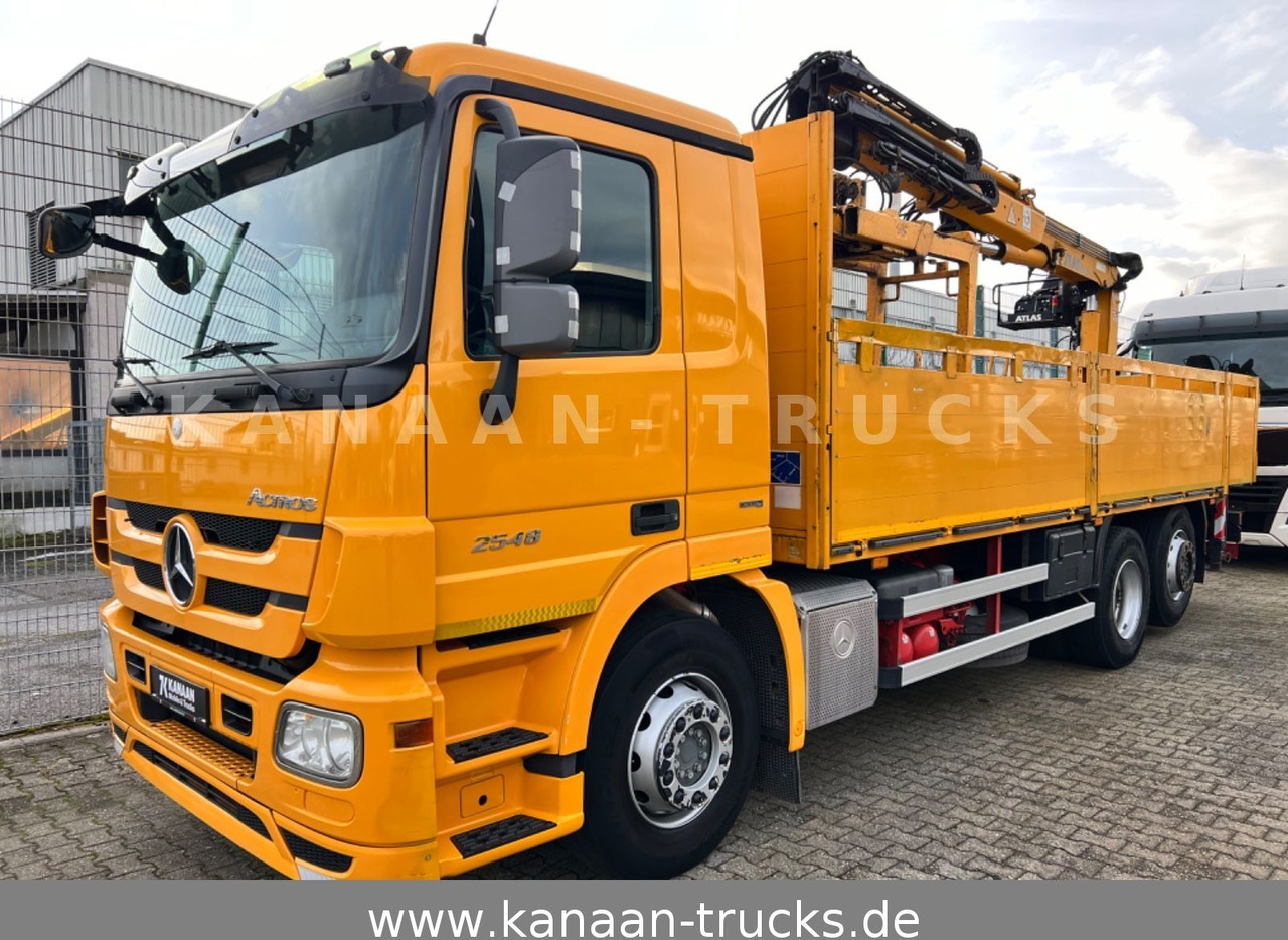 Mercedes-Benz Actros L 2548 6x2 Retarder ATLAS AK165.2VB - Lastbil med kran: billede 1 Mercedes-Benz Actros L 2548 6x2 Retarder ATLAS AK165.2VB - Lastbil med kran: billede 1